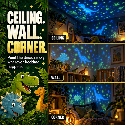 360° Dinosaur Star Projector – Turn Bedtime Into an Adventure