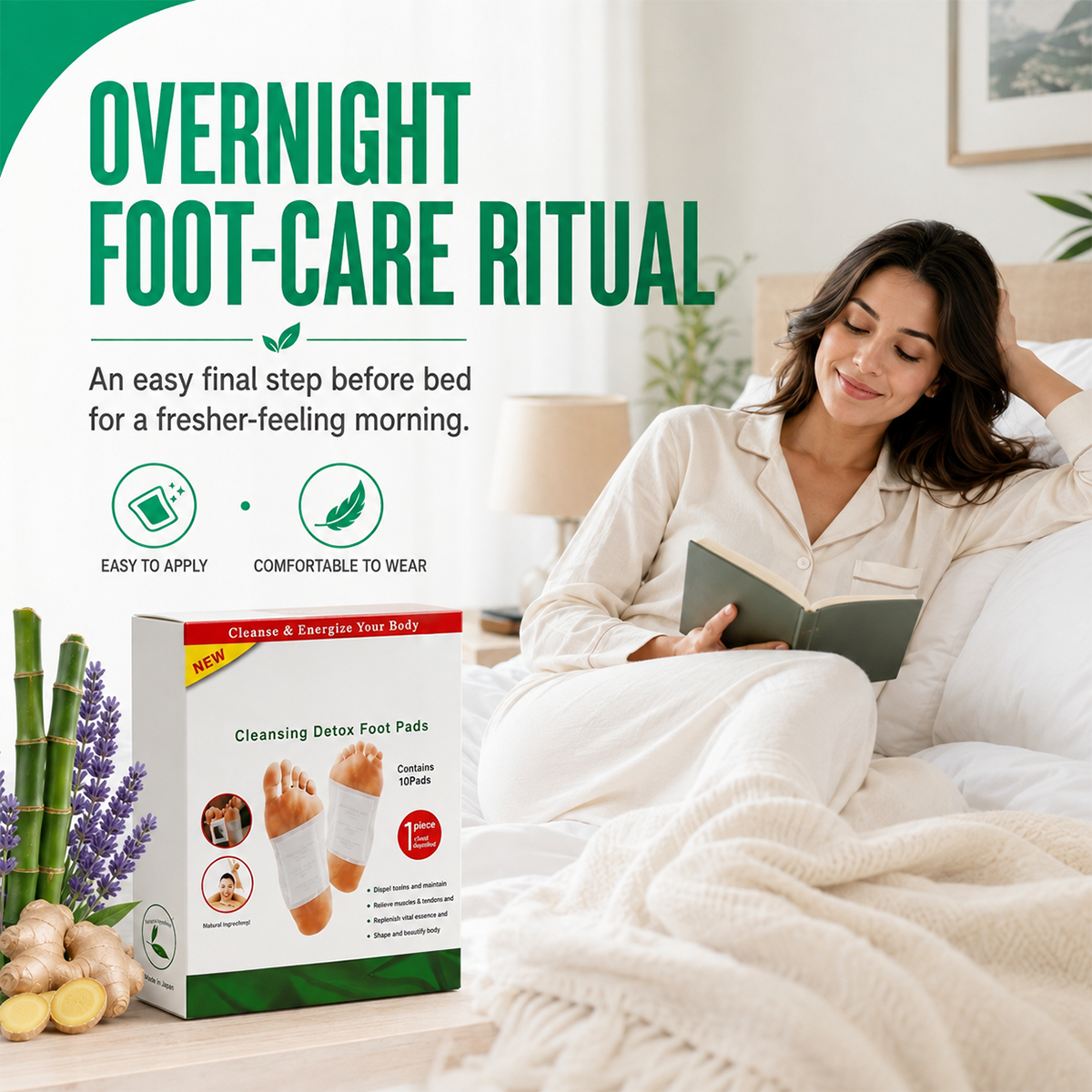 Foot Detox Patches, Soothing Anti‑Inflammatory Effect