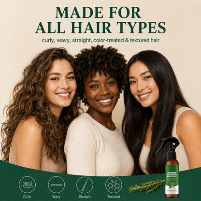 Rosemary Rice Water Hair Spray – Healthy Hair Growth & Scalp Nourishment