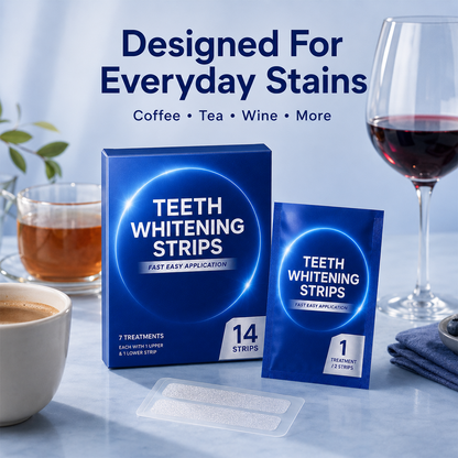 14 Count Premium Teeth Whitening Strips for Stain Removal