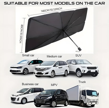 Upgraded Car Windshield Sun Shade Umbrella