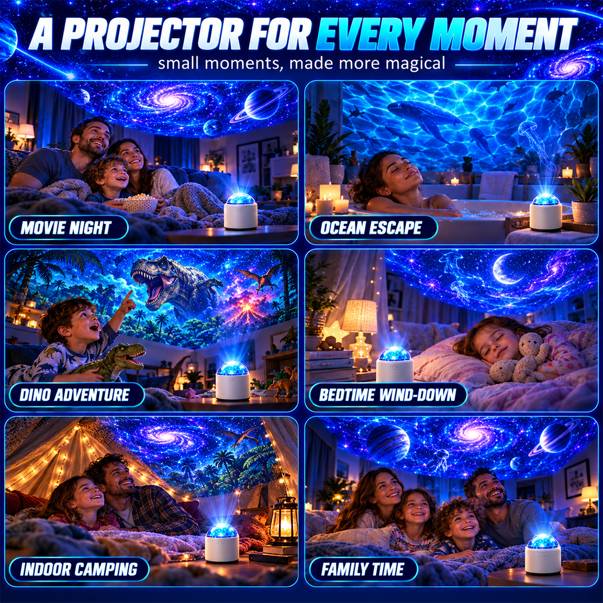 Transform Your Room After Dark.