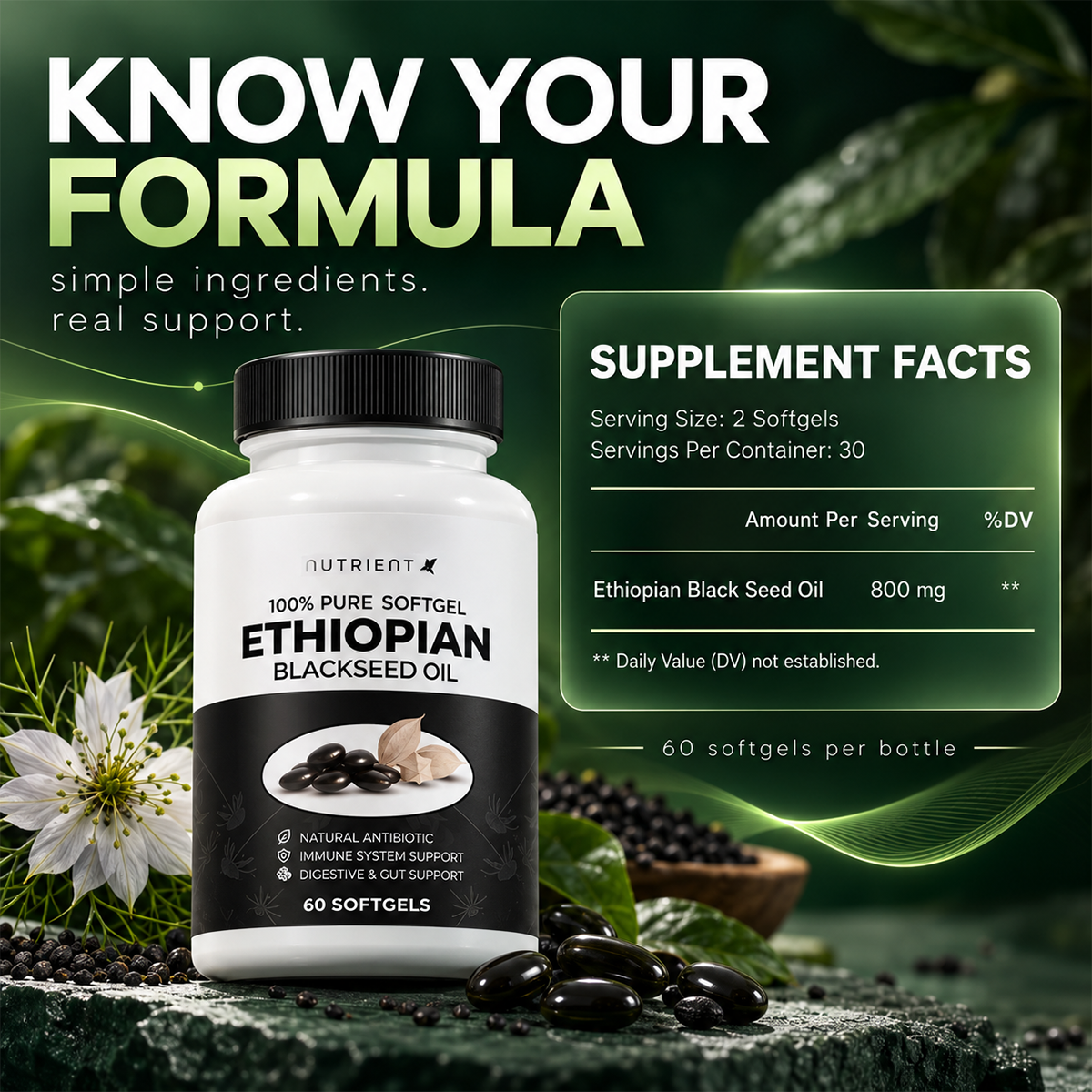 Ethiopian Black Seed Oil