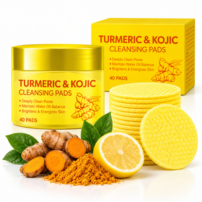 Turmeric Kojic Acid Facial Cleansing Skincare Pads