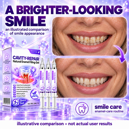 Naturally Repair Damaged Enamel and Whiten Teeth