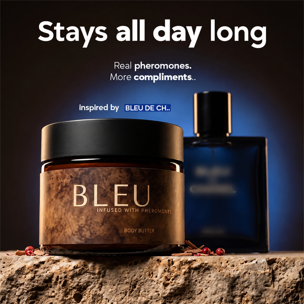 Cologne‑Scented Nourishing Body Butter