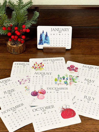 🌱Eco-Friendly Plantable “Timeless” Seed Calendar 2027