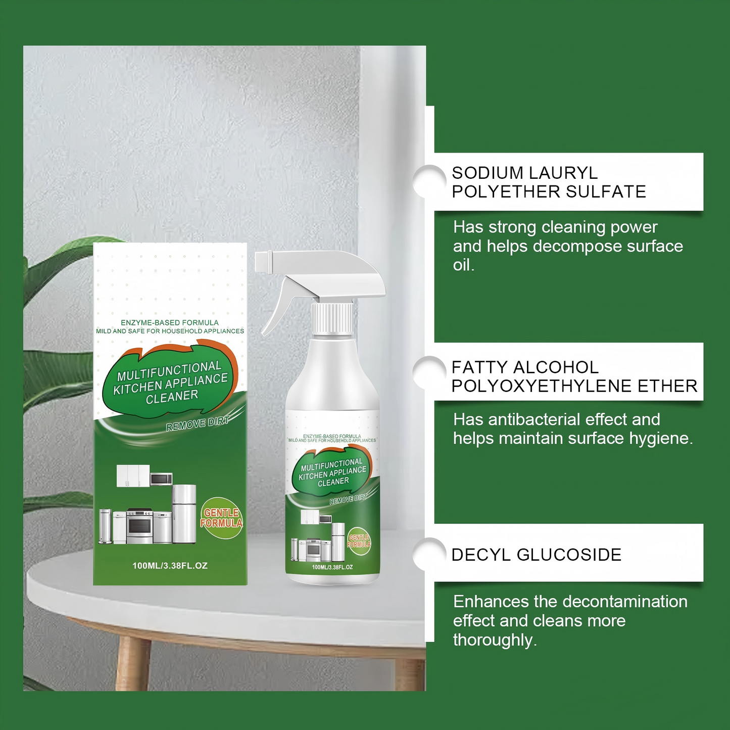 Multifunctional Kitchen Appliance Cleaner