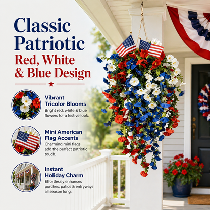 4th of July Decoration Tricolor Patriotic Artificial Flower