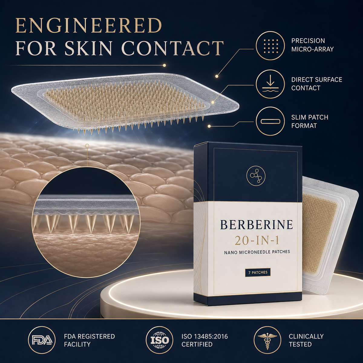 Nano microneedle patches