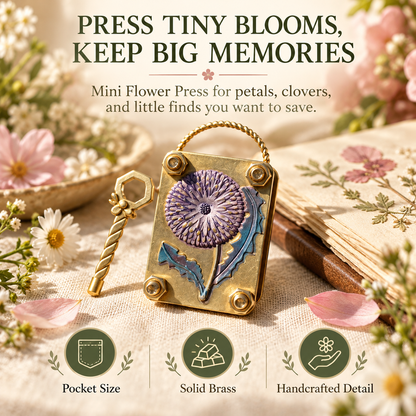🌼Mini Flower Press Keepsake for Tiny Blooms & Petals