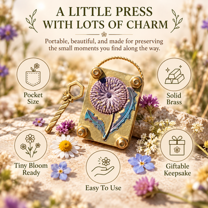 🌼Mini Flower Press Keepsake for Tiny Blooms & Petals