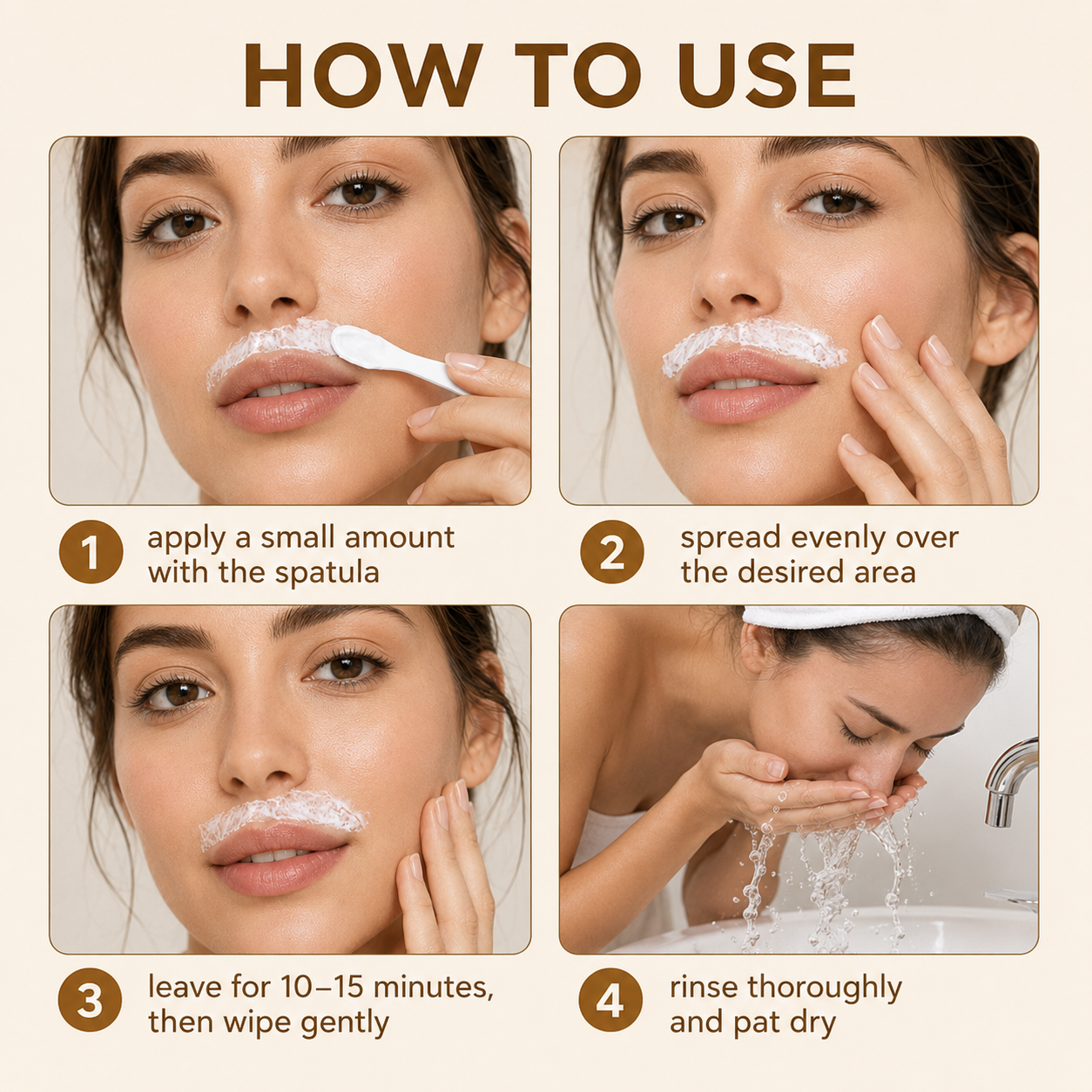Gentle Coconut Oil Hair Removal Cream
