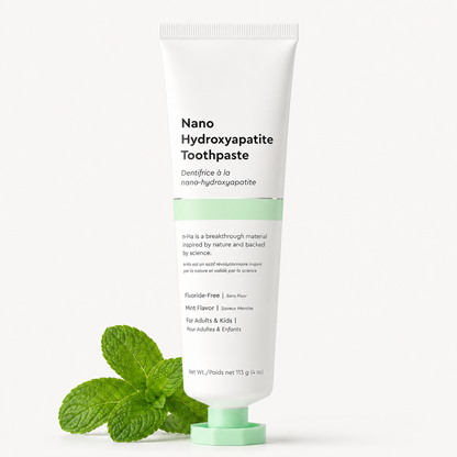 Fluoride‑Free Nano Hydroxyapatite Toothpaste, Mint Flavor for Adults & Kids