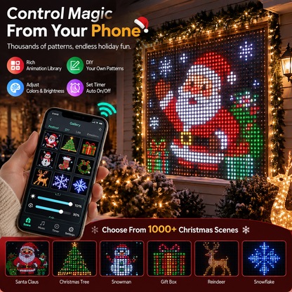 Smart RGB Pixel LED Curtain Lights