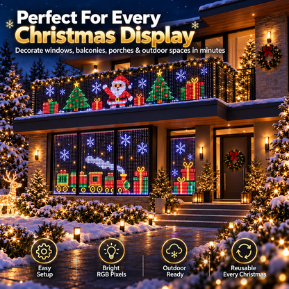 Smart RGB Pixel LED Curtain Lights