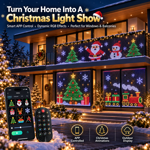 Smart RGB Pixel LED Curtain Lights