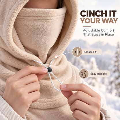 3-in-1 Winter Fleece Balaclava Hood 🧣❄️ Warm Face, Ear & Neck Cover