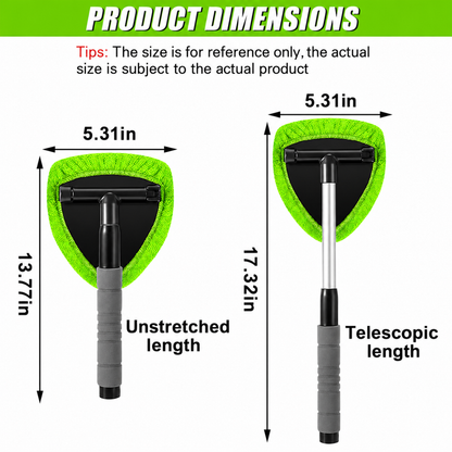 Windshield Cleaning Tool Set with Extendable Handle