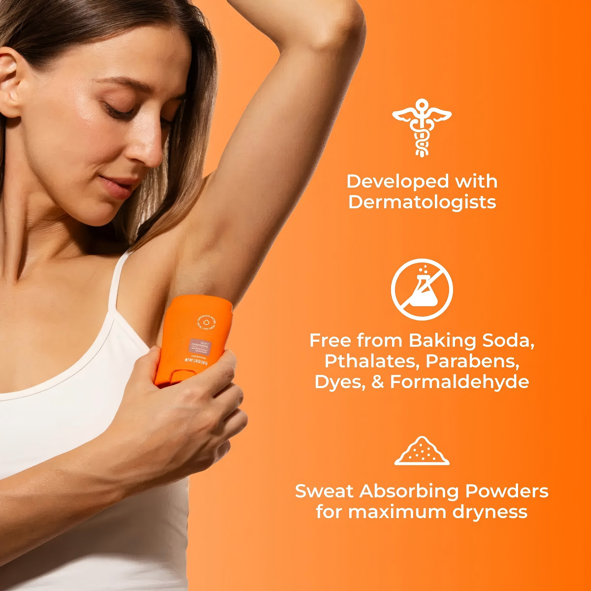 Underarm Antiperspirant Deodorant for Women and Men