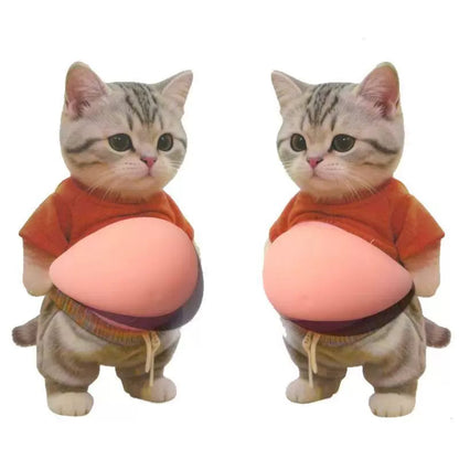 3D Dog & Cat Mochi Squishy Stickers – Stress Relief Toys