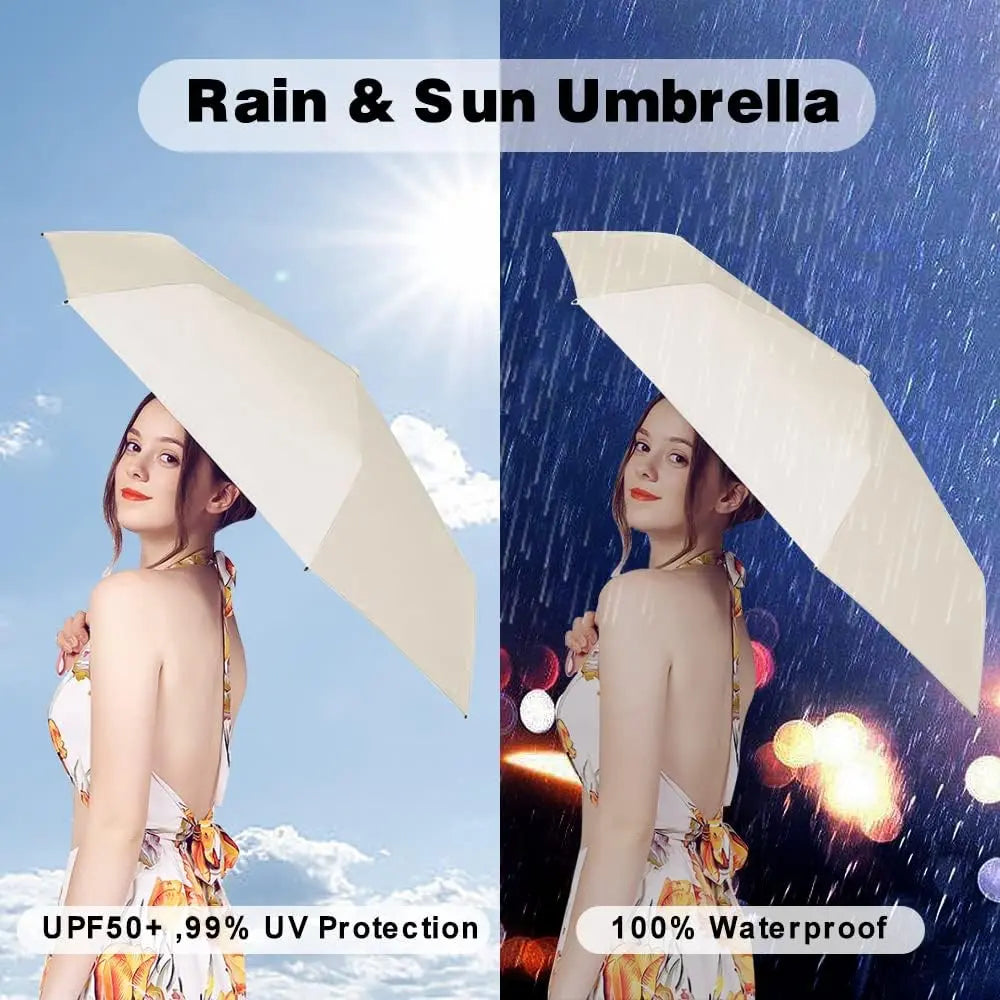 Portable Pocket Lightweight Foldable Umbrella with Box