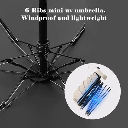 Portable Pocket Lightweight Foldable Umbrella with Box