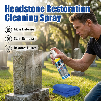 Fast-Acting Headstone Restoration & Cleaning Spray
