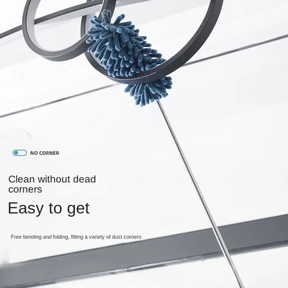 Retractable Car Interior Duster with Extension Pole – Soft Dashboard & Vent Cleaning Brush, Long Handle Detailing Tool