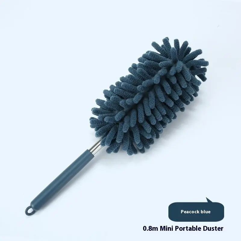 Retractable Car Interior Duster with Extension Pole – Soft Dashboard & Vent Cleaning Brush, Long Handle Detailing Tool
