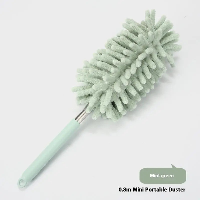 Retractable Car Interior Duster with Extension Pole – Soft Dashboard & Vent Cleaning Brush, Long Handle Detailing Tool