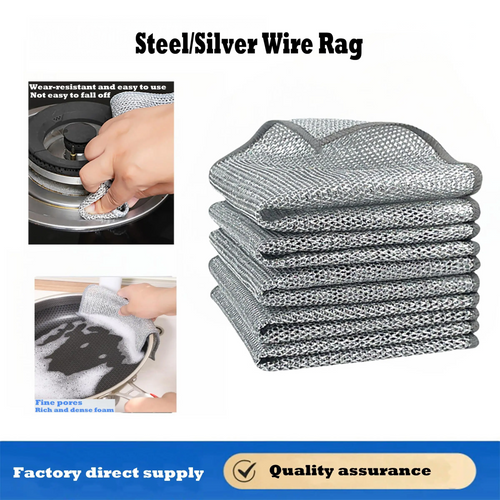 Double layer steel wire Dishcloths