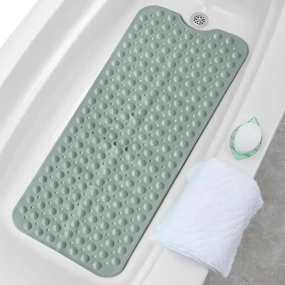 Anti-Slip Shower Mat with Suction Cups & Drain Holes