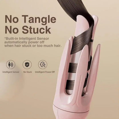 Automatic Rotating Hair Curler – 28mm Negative Ion Curling Wand for Effortless Long-Lasting Curls, Anti-Damage Hair Styling Tool
