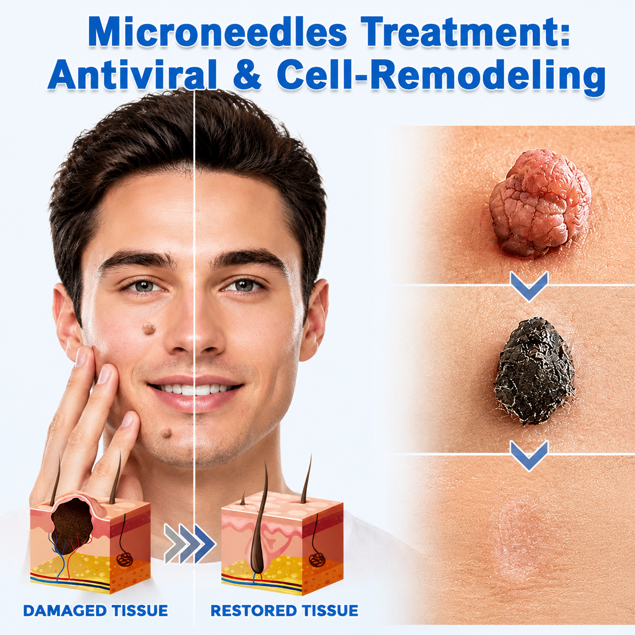 2-in-1 Microneedle & Hydrocolloid Skin Care Patches