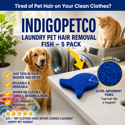 Laundry Pet Hair Removal Fish