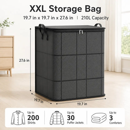 Dust-Proof Comforter and Bedding Organizer