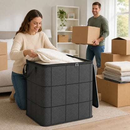 Dust-Proof Comforter and Bedding Organizer