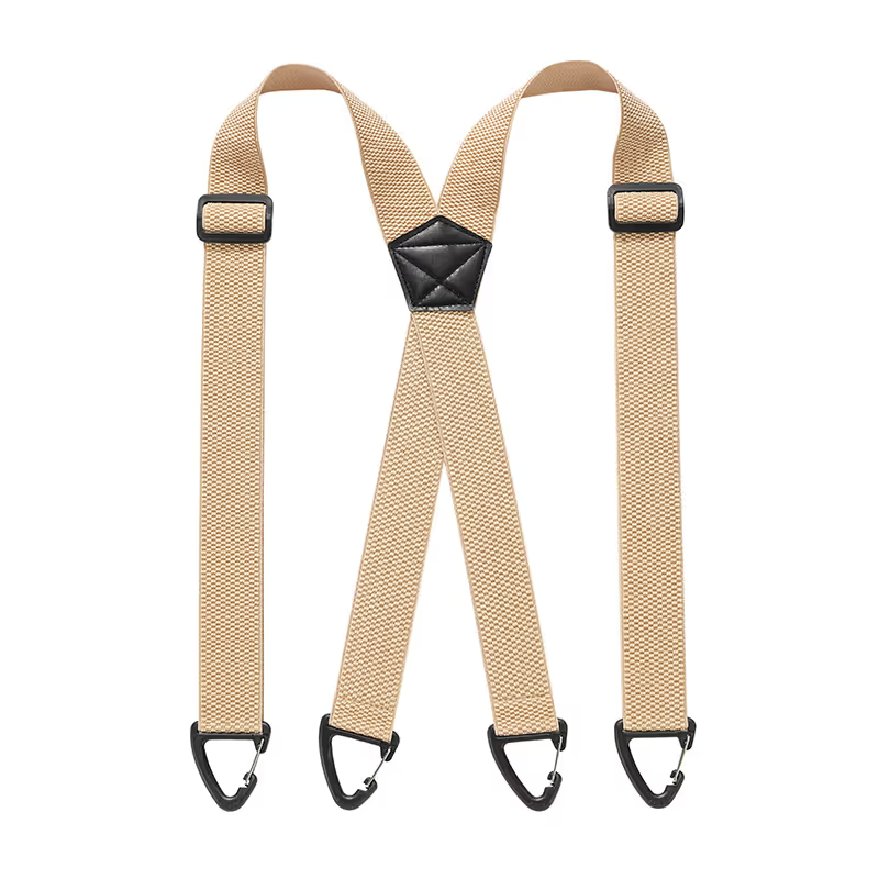 Men's X-Back Suspenders with Hook Clips