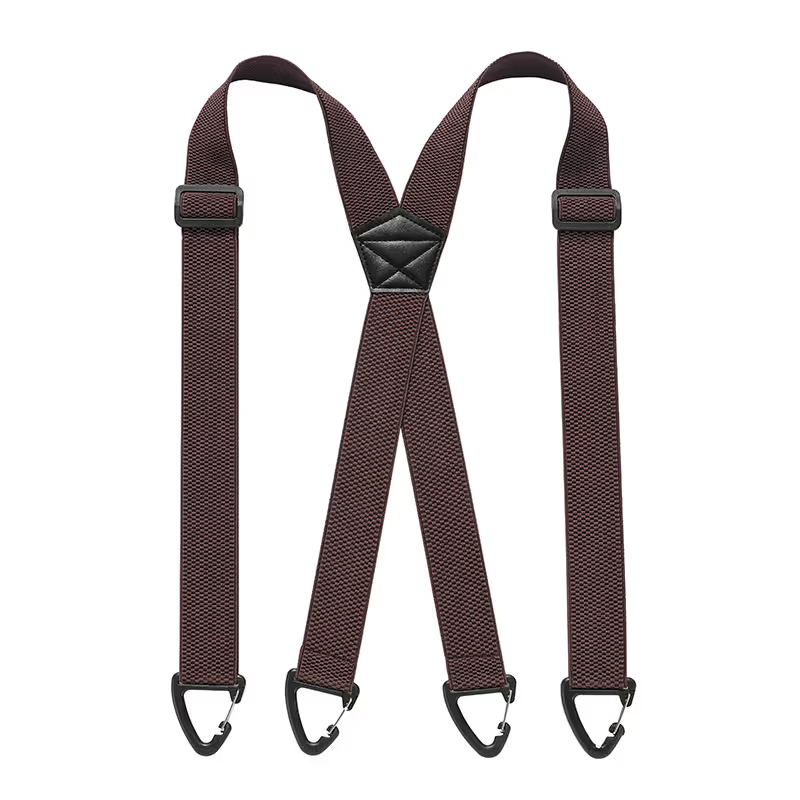 Men's X-Back Suspenders with Hook Clips