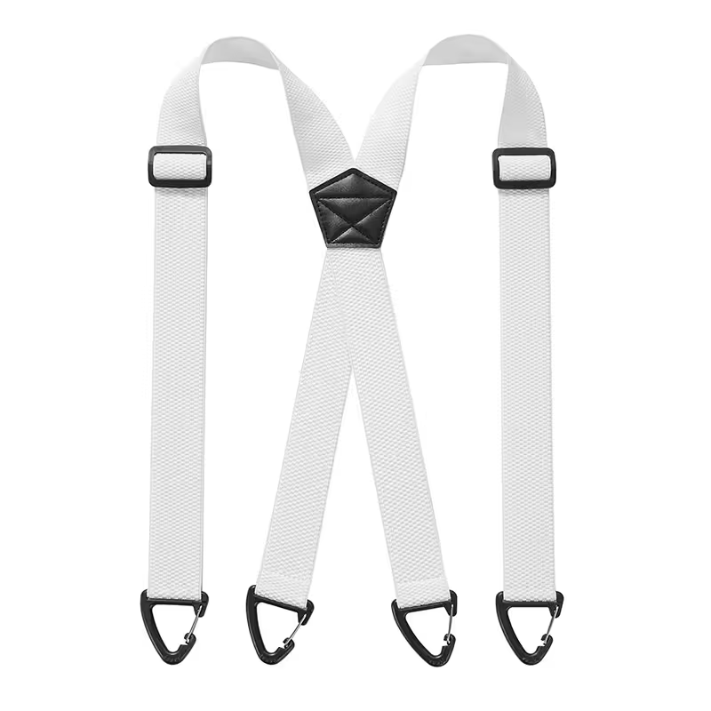 Men's X-Back Suspenders with Hook Clips
