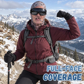 🎿 Realistic Face Balaclava – Funny Ski & Snowboard Mask for Cold Weather Adventures