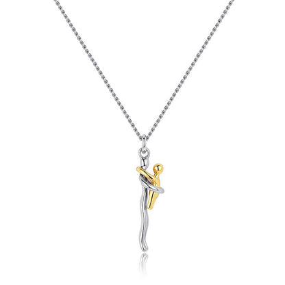 Mom Necklace – Mother & Child Pendant