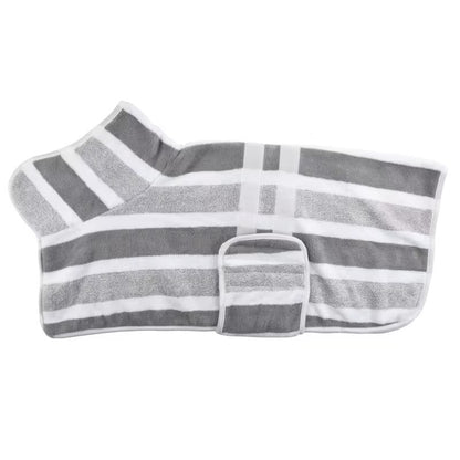 🐶 Pet Quick-Dry Bathrobe Towe