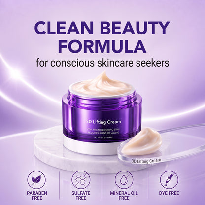 3D Lifting Cream | Advanced Korean Facial Night Cream 2026