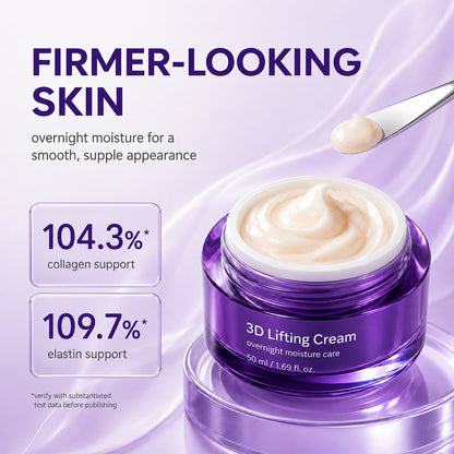 3D Lifting Cream | Advanced Korean Facial Night Cream 2026