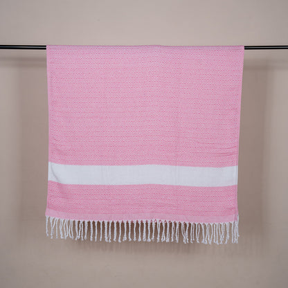 Lightweight Flat Weave XL Beach Towel for Pool, Travel & Summer Use