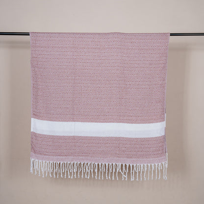Lightweight Flat Weave XL Beach Towel for Pool, Travel & Summer Use