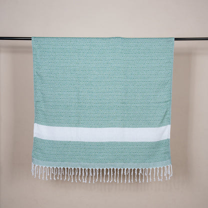 Lightweight Flat Weave XL Beach Towel for Pool, Travel & Summer Use