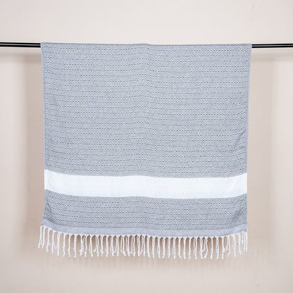 Lightweight Flat Weave XL Beach Towel for Pool, Travel & Summer Use